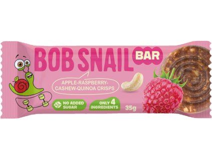 Snail Bob Fruit bar apple, raspberry with cashews and quinoa 35 g