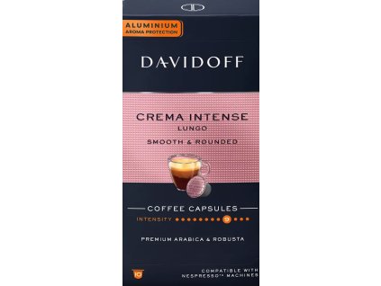 davidoff nespresso crema intense lungo 10 pcs best coffee Czech Republic