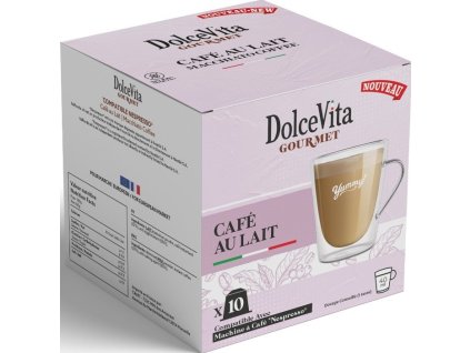 dolce vita cafe au lait nespresso 10 pcs best coffee Czech Republic