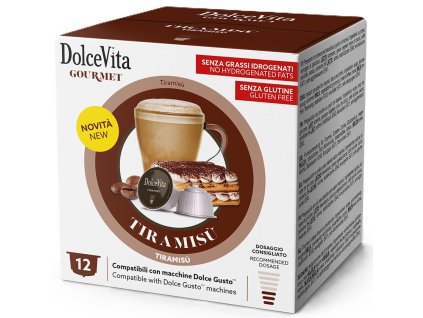 Dolce Vita Cappuccino Tiramisu for Dolce Gusto 12 capsules