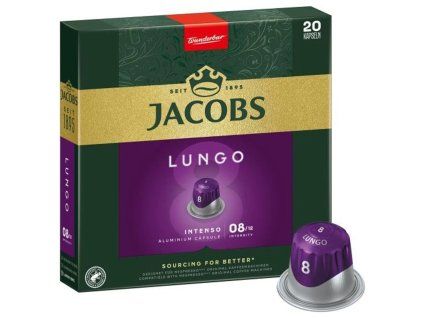 jacobs lungo intenso coffee pods for nespresso 20 pcs