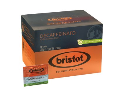 coffee ese pody bristot decaffeinated 50 pieces
