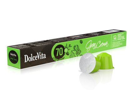 Dolce Vita Gran crema nespresso capsules the best coffee Czech Republic