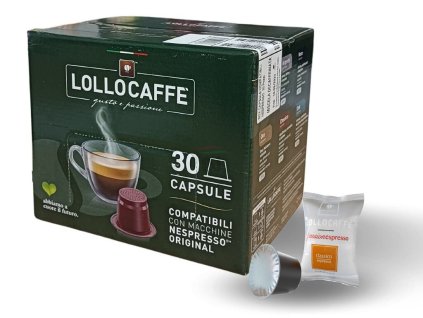 coffee capsules lollo c classico espresso for nespresso 30 pieces