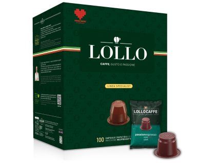 coffee capsules lollo caffe deca espresso for nespresso 100 pieces