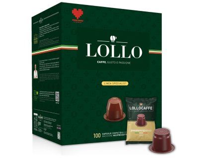 coffee capsules lollo caffe classico oro for nespresso 100 pieces