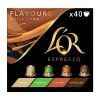 L'OR Espresso Flavours mix 40 capsules for Nespresso®