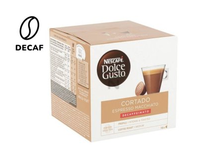 nescafe dolce gusto cortrado decaffeinated decaf coffee capsules 16 pcs
