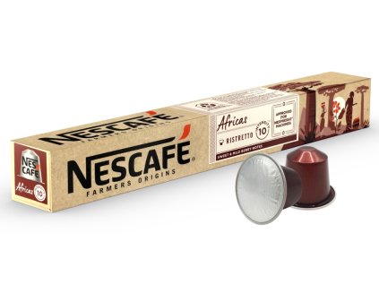 nescafe farmers origins africas ristretto capsules 10 pcs