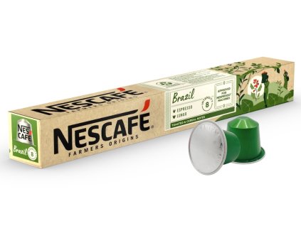 nescafe farmers origins brazil lungo capsules 10 pcs