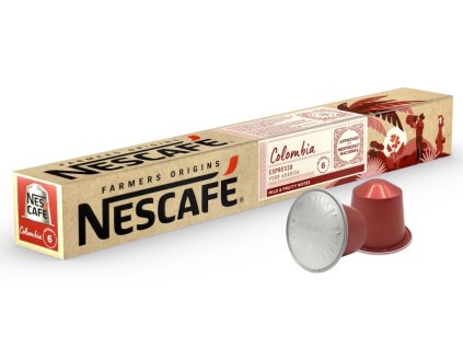 nescafe farmers origins colombia capsules for nespresso 10 pcs