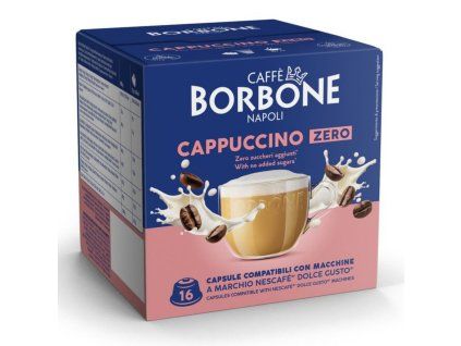 caffe borbone cappuccino zero capsules to dolce gusto 16 pcs