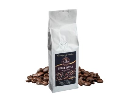 aira coffee brazil santos kava beans 250 g
