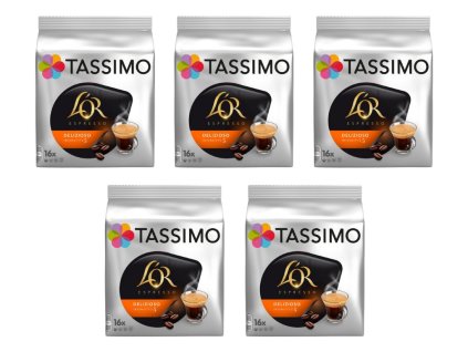 tassimo l or espresso delizioso 16 piece carton 5 packs