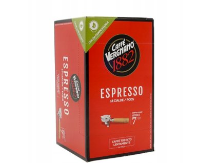 vergnano espresso ese pods 18 pcs