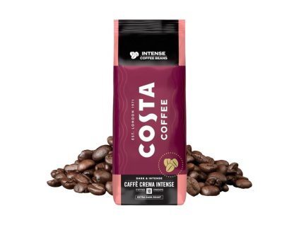 costa coffee caffe crema intense extra dark roast coffee beans 1 kg