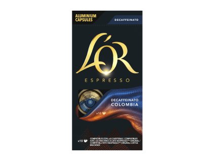 LOR Colombia Decaf FRONT best coffee cz nespresso