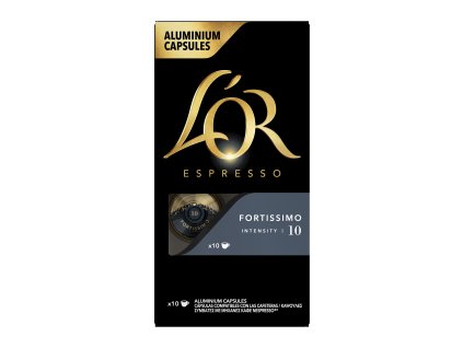 LOR Fortissimo nespresso best coffee Czech Republic