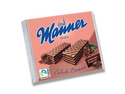 The best coffee manner choco schoko brownie chocolate cocoa wafers 75g