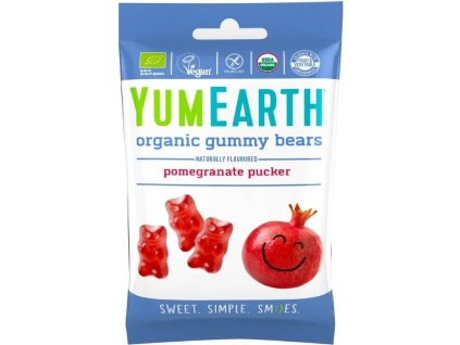 the best mocafino yum earth pomegranate gummy bears