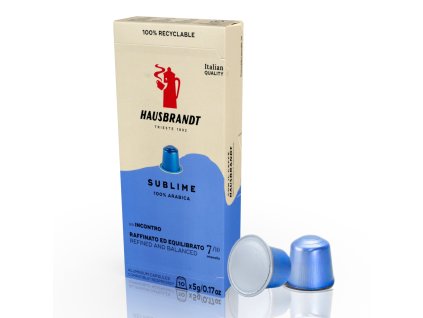 capsules hausbrandt sublime 100 arabica for nespresso 10 pcs