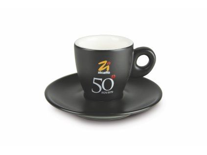 Zicaffè espresso cup Cinquantenario black