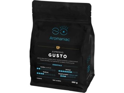 kava aromaniac espresso gusto beans 250g nejkafe cz