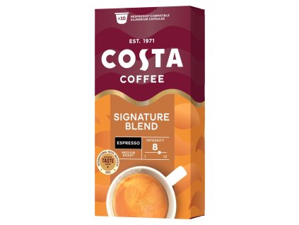 Coffee Aluminum Capsules Costa Coffee For Nespresso Signature Blend 10 pcs