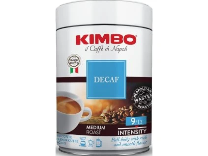 kimbo decaf 250g tin ground coffee best Czech