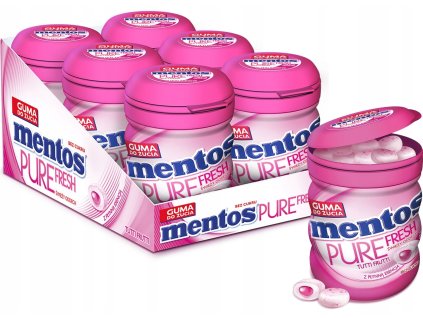 mentos pure fresh bubble fresh carton2 6 pcs best coffee Czech Republic