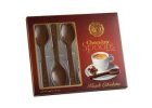 Chocolate spoon for coffee