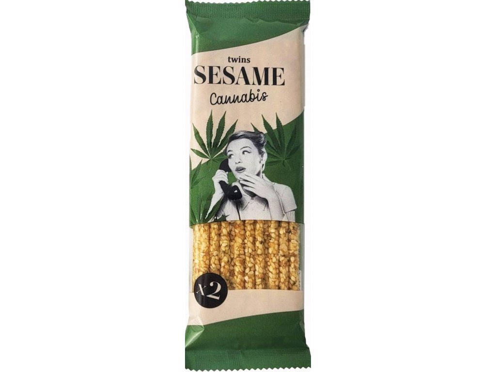 Twins SESAME CANABIS sesame in caramel 75 g ⇒ $2.23 ✔️ Mocafino.com