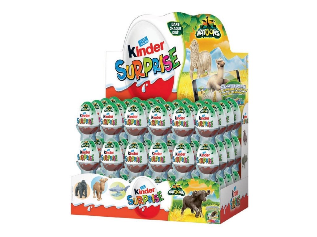Ferrero Kinder Surprise Natoons BOX 72 x 20 g ⇒