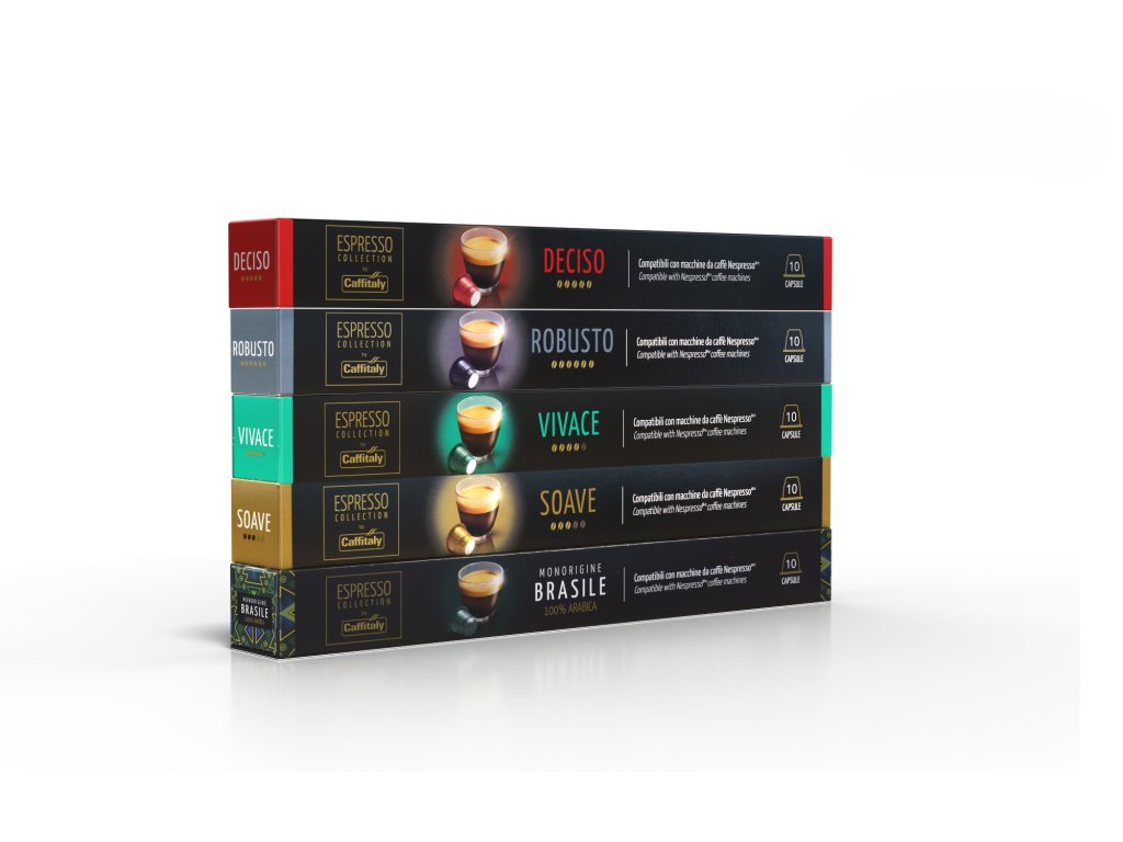 Capsules for Nespresso® Caffitaly Mix pack, 50 CZK