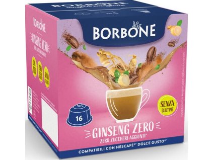 bourbon dolce gusto ginseng zero 16 pcs best coffee Czech Republic