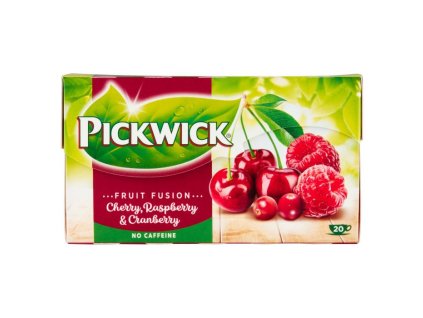 Pickwick Fruit Fusion Raspberry tea with cherries and cranberries 20x 2g