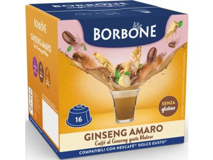 borbone ginseng amaro2 dolce gusto 16 pcs best coffee Czech Republic