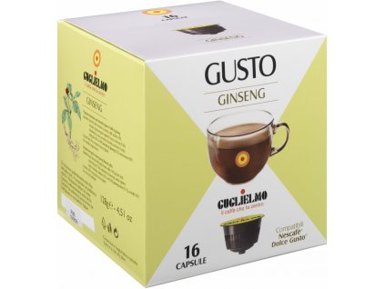 guglielmo ginseng dolce gusto 16 pcs best coffee cz