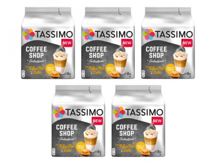 tassimo toffee nut latte 16 pieces carton 5 packs