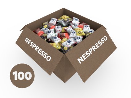 test box 100 capsules for Nespresso from Nejkafe 1 pc
