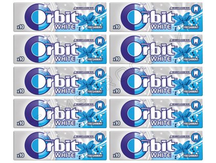 wrigleys orbit white freshmint 30 pcs carton best coffee cz