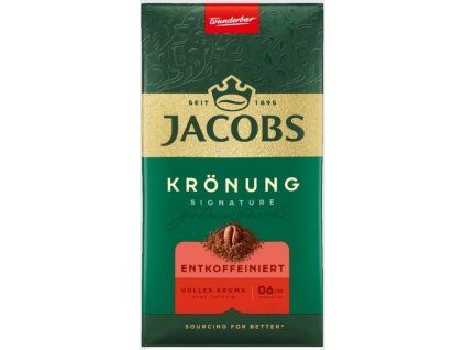 Jacobs Krönung Entkoffeiniert ground coffee 0.5 kg best coffee