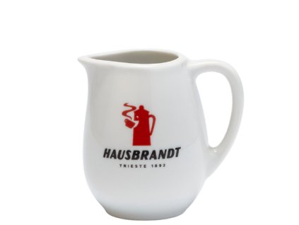 Hausbrandt milk jug red logo 80 ml