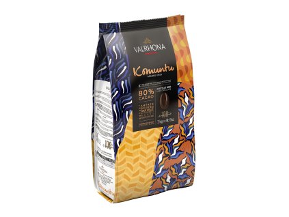 Valrhona Feves Dark Chocolate Komunta 80% 3kg