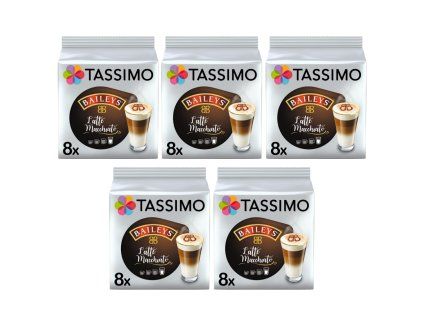 tassimo jacobs baileys latte macchiato 16 pieces 8 drinks carton 5 packs