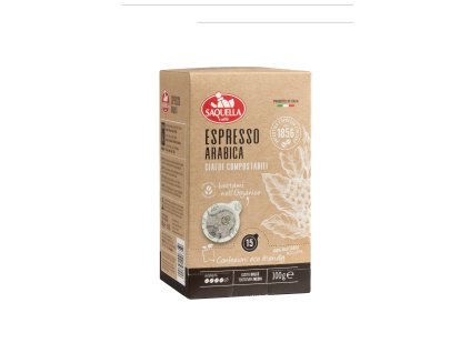 Saquella Espresso 100% Arabica ESE PODs 15 pcs