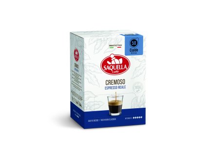 Saquella Espresso Cremoso ESE PODs 50 pcs
