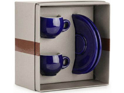 Danesi Duo Set Blue - Darkova Cassette 2 cups and 2 saucers - blue