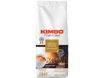 Kimbo Aroma Gold 100% Arabica coffee beans 500g