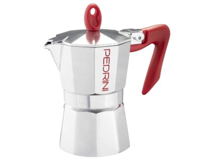 Pedrini Kaffettiera Brillant red (various sizes)